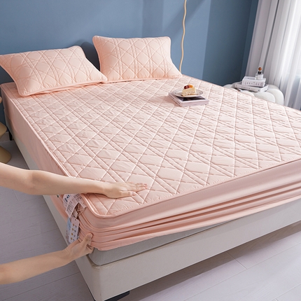 91家纺网 家纺一手货源 找家纺 （总）3C 2024新款全棉水洗棉棉花床笠