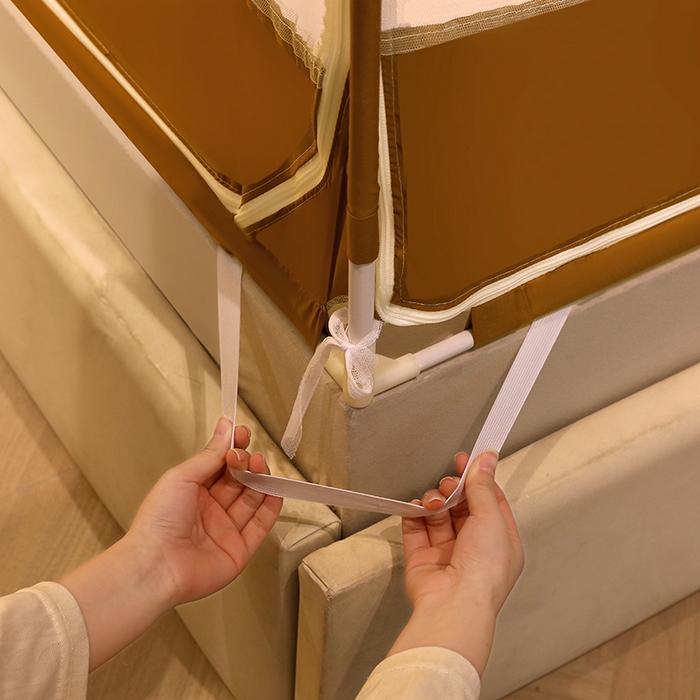 91家纺网 家纺一手货源 找家纺 （总）冉美家纺 2025新款坐床蚊帐烤漆支架