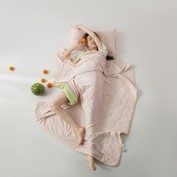 91家纺网 家纺一手货源 找家纺 （总）慕尚家纺 2025新款凉感丝瓜瓜被