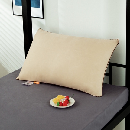 京宝 2024新款3D羽丝绒化纤枕枕头枕芯 咖色