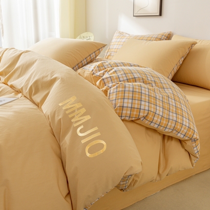 91家纺网 家纺一手货源 找家纺 （总）寐眠 2024新款全棉水洗棉刺绣四件套