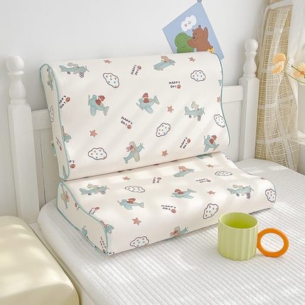 91家纺网 家纺一手货源 找家纺 （总）良佐生活2024新款60s儿童乳胶枕套全棉纯棉贡缎乳胶枕头套