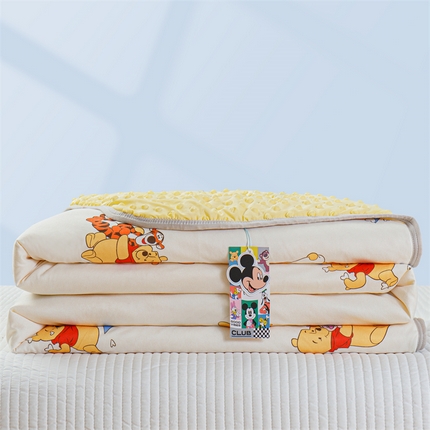 2024新款A类针织棉凉豆豆夏被夏凉被空调被-迪士尼系列 维尼伙伴