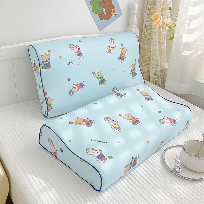 91家纺网 家纺一手货源 找家纺 良佐生活2024新款60s儿童乳胶枕套 网球宝贝