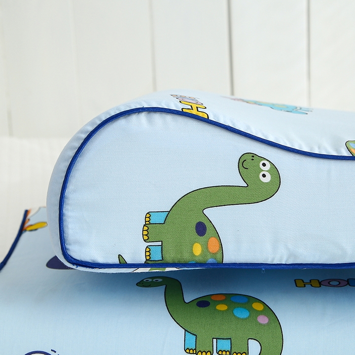 91家纺网 家纺一手货源 找家纺 良佐生活2024新款60s儿童乳胶枕套 快乐恐龙