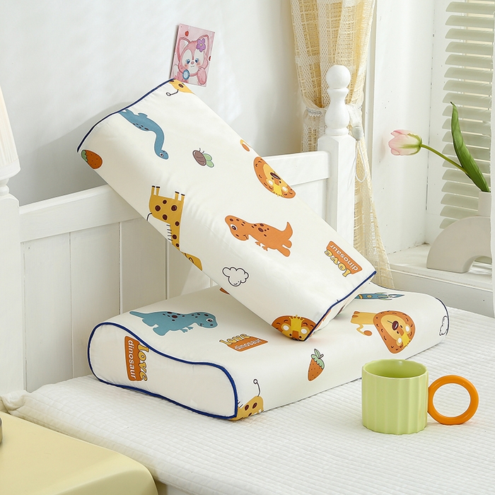 91家纺网 家纺一手货源 找家纺 良佐生活2024新款60s儿童乳胶枕套 丛林派对