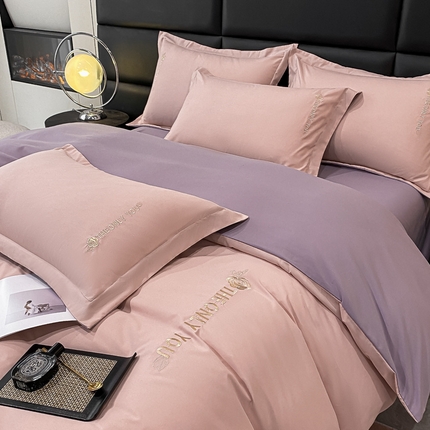 91家纺网 家纺一手货源 找家纺 （总）N先生2024新款水洗磨毛四件套-露娜系列