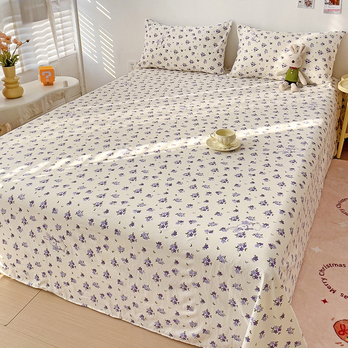 91家纺网 家纺一手货源 找家纺 纽缦家纺 2024水洗双层纱床单 撞进晚风