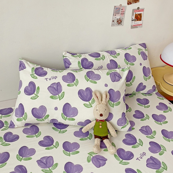 91家纺网 家纺一手货源 找家纺 纽缦家纺 2024水洗双层纱床单 南岛小镇