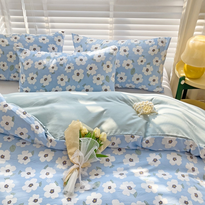 91家纺网 家纺一手货源 找家纺 纽缦家纺 2024水洗双层纱被套 旧岛望海