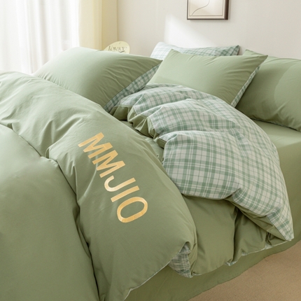 91家纺网 家纺一手货源 找家纺 （总）寐眠 2024新款全棉水洗棉刺绣四件套