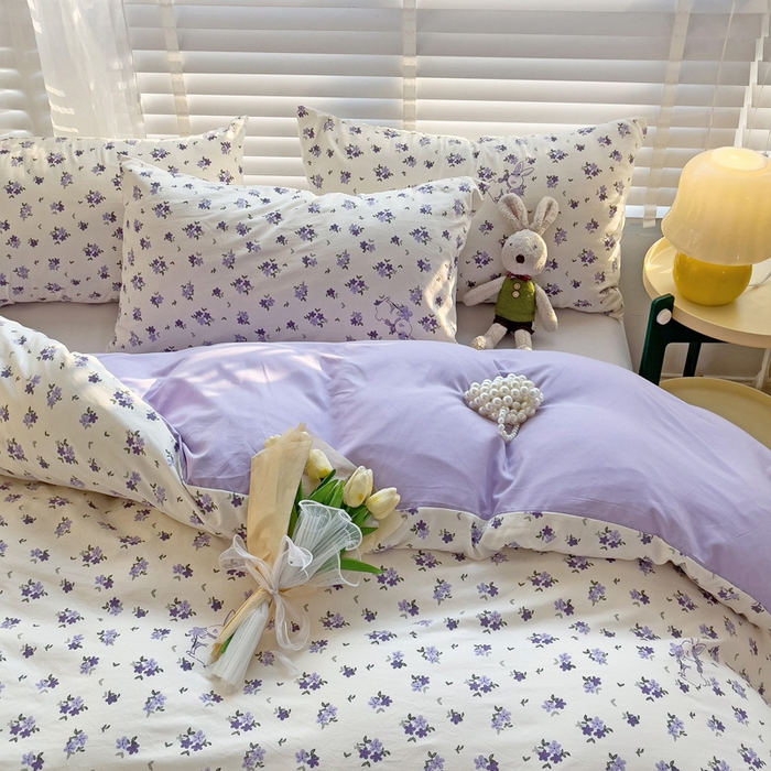 91家纺网 家纺一手货源 找家纺 纽缦家纺 2024水洗双层纱被套 撞进晚风