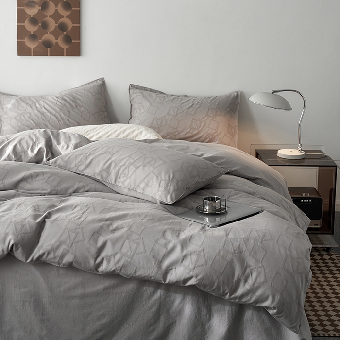 91家纺网 家纺一手货源 找家纺 宜代光年 2024新款60s水洗棉提花系列 镜像