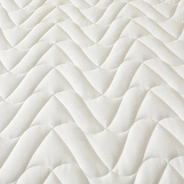 91家纺网 家纺一手货源 找家纺 3C 2024新款全棉双层纱大豆床笠 月白