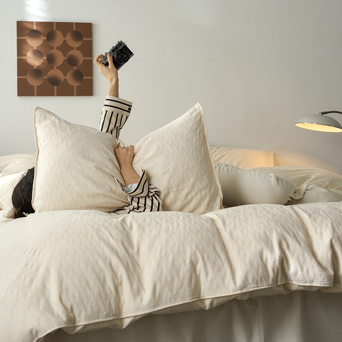 91家纺网 家纺一手货源 找家纺 宜代光年 2024新款60s水洗棉提花系列 威廉