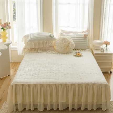 91家纺网 家纺一手货源 找家纺 （总）菊上家纺 2024新款花儿朵朵系列单床裙