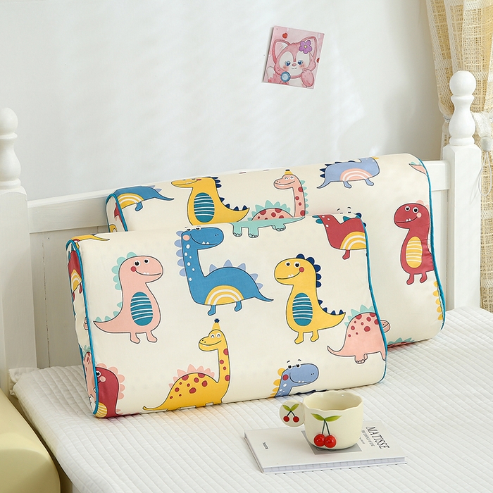 91家纺网 家纺一手货源 找家纺 良佐生活2024新款60s儿童乳胶枕套 恐龙战队