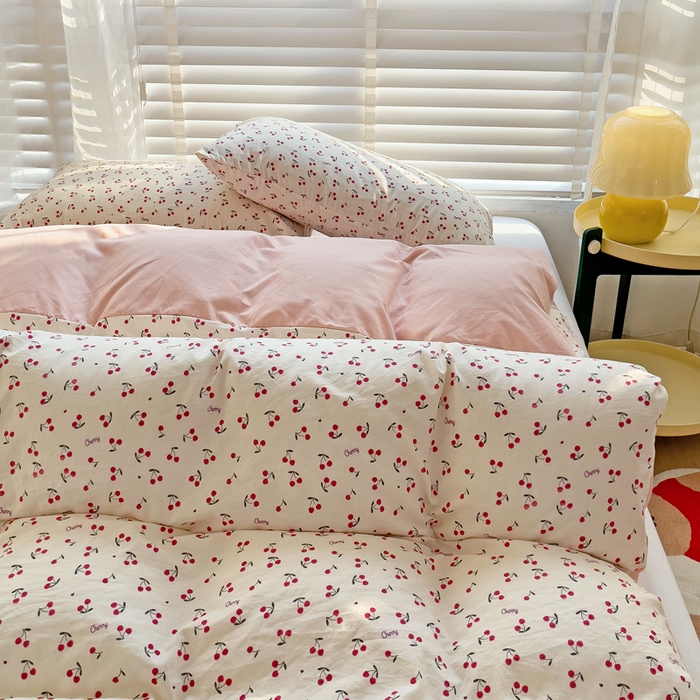 91家纺网 家纺一手货源 找家纺 纽缦家纺 2024水洗双层纱被套 遇见米