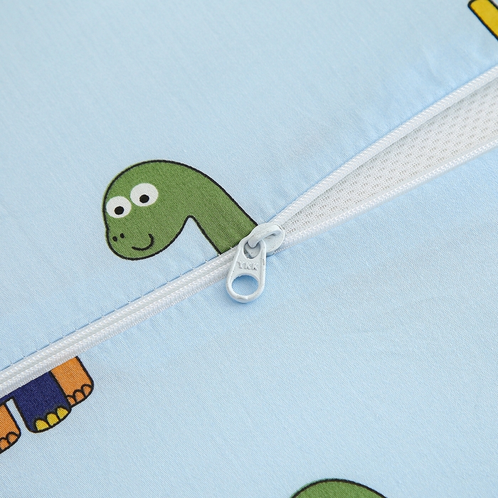 91家纺网 家纺一手货源 找家纺 良佐生活2024新款60s儿童乳胶枕套 快乐恐龙