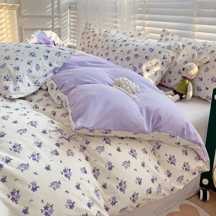 91家纺网 家纺一手货源 找家纺 纽缦家纺 2024水洗双层纱被套 撞进晚风