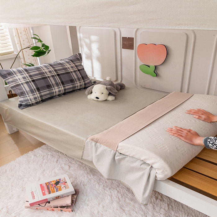 91家纺网 家纺一手货源 找家纺 纯棉印花13070学生三件套寝室全棉宿舍床套件上下铺床品 乔伊