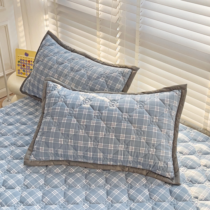 91家纺网 家纺一手货源 找家纺 纽缦家纺 2024纯色云朵棉加棉加厚床盖（床单） 赴约