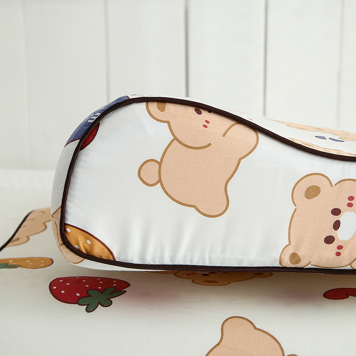 91家纺网 家纺一手货源 找家纺 良佐生活2024新款60s儿童乳胶枕套 草莓熊