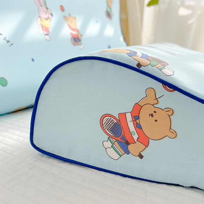 91家纺网 家纺一手货源 找家纺 （总）良佐生活2024新款60s儿童乳胶枕套全棉纯棉贡缎乳胶枕头套