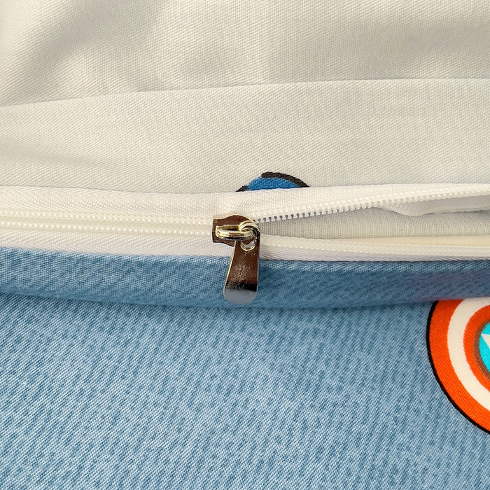 91家纺网 家纺一手货源 找家纺 云锦家居 2024新款13070纯棉印花吊边款一字绣四件套 星夜号