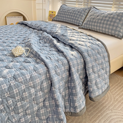 91家纺网 家纺一手货源 找家纺 （总）纽缦家纺 2024纯色云朵棉加棉加厚床盖（床单）