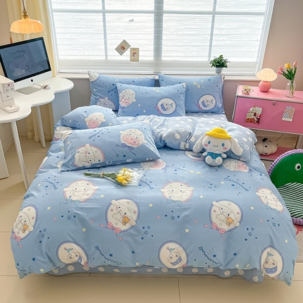 91家纺网 家纺一手货源 找家纺 （总）麦伦家居 2024新款三丽欧卡通印花全棉四件套纯棉四件套