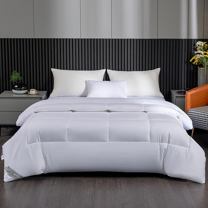 （总）宜眠家纺 2024新款酒店被子酒店被芯酒店全棉被子整张棉全棉羽丝绒保暖被