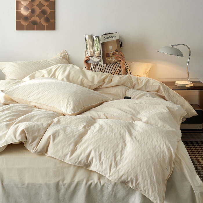 91家纺网 家纺一手货源 找家纺 宜代光年 2024新款60s水洗棉提花系列 威廉