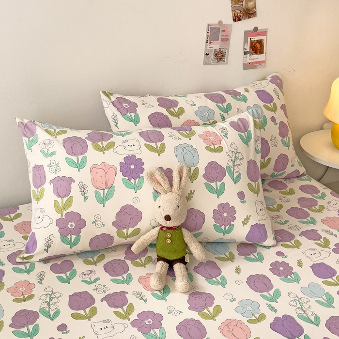 91家纺网 家纺一手货源 找家纺 （总）纽缦家纺 2024水洗双层纱单床笠