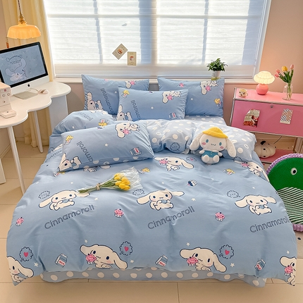 91家纺网 家纺一手货源 找家纺 （总）麦伦家居 2024新款三丽欧卡通印花全棉四件套纯棉四件套