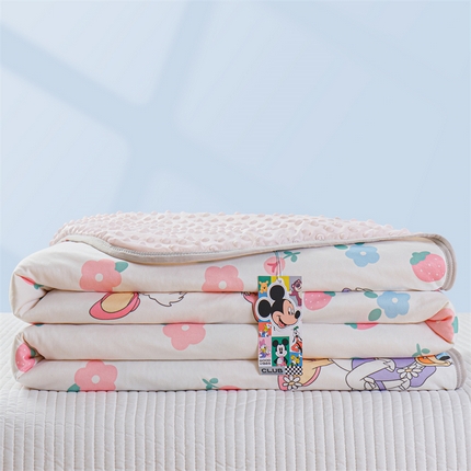 91家纺网 家纺一手货源 找家纺 2024新款A类针织棉凉豆豆夏被夏凉被空调被-迪士尼系列 黛西