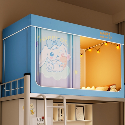 91家纺网 家纺一手货源 找家纺 （总）铭萱家居2024新款涂层99%强遮光学生蚊帐