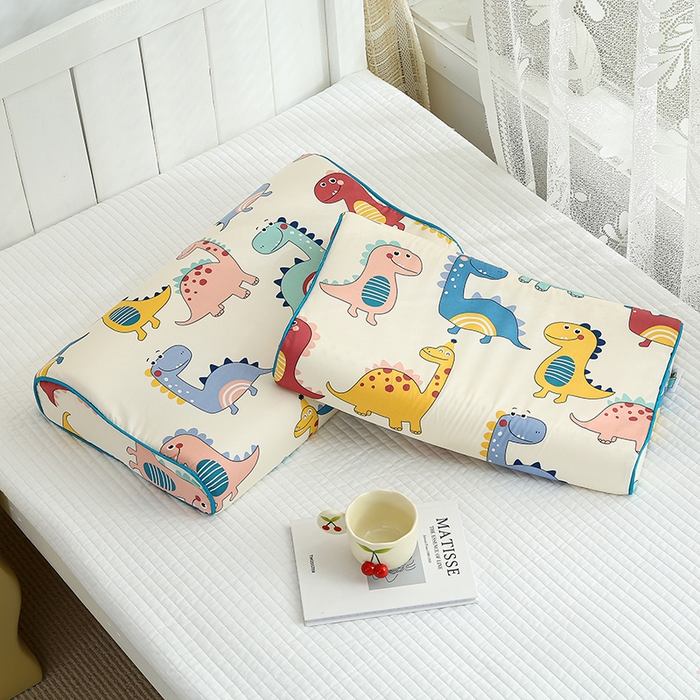 91家纺网 家纺一手货源 找家纺 良佐生活2024新款60s儿童乳胶枕套 恐龙战队