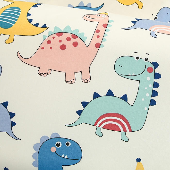 91家纺网 家纺一手货源 找家纺 良佐生活2024新款60s儿童乳胶枕套 恐龙战队