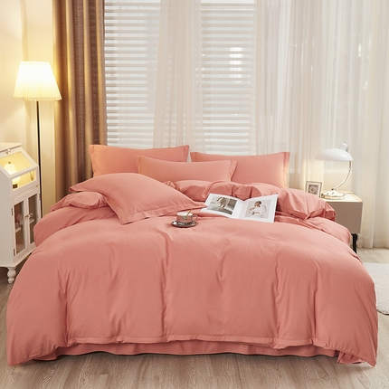 91家纺网 家纺一手货源 找家纺 （总）丝涟家居 2025新款纯色亲肤棉磨毛四件套