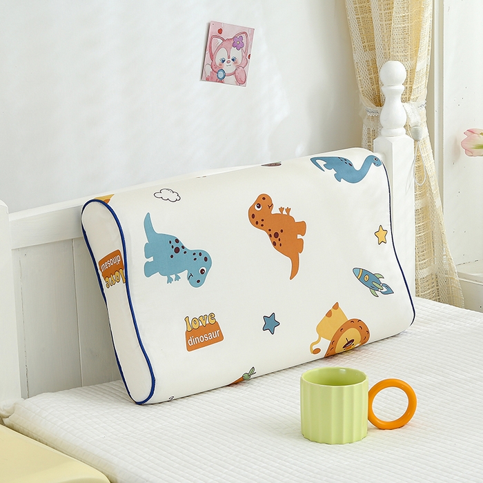 91家纺网 家纺一手货源 找家纺 良佐生活2024新款60s儿童乳胶枕套 丛林派对