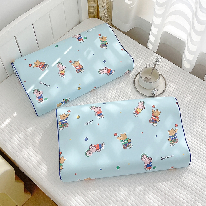 91家纺网 家纺一手货源 找家纺 良佐生活2024新款60s儿童乳胶枕套 网球宝贝