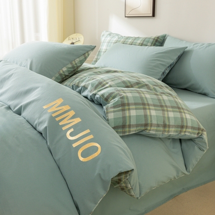 91家纺网 家纺一手货源 找家纺 （总）寐眠 2024新款全棉水洗棉刺绣四件套