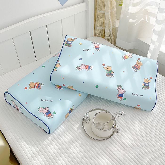 91家纺网 家纺一手货源 找家纺 （总）良佐生活2024新款60s儿童乳胶枕套全棉纯棉贡缎乳胶枕头套