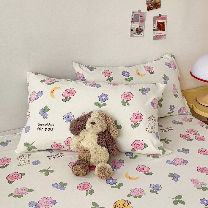 91家纺网 家纺一手货源 找家纺 纽缦家纺 2024水洗双层纱床单 半眠日记