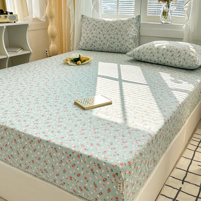 91家纺网 家纺一手货源 找家纺 （总）简宜家居（朝初家纺） 2025新款全棉老粗布A版单床笠