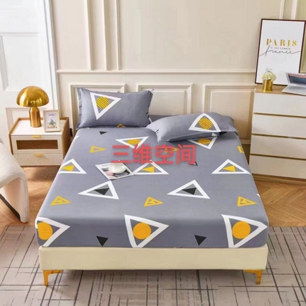 91家纺网 家纺一手货源 找家纺 （总）梵巢家纺 芦荟棉床笠单床笠，外贸跨境单床笠磨毛床笠印花床笠床笠三件套