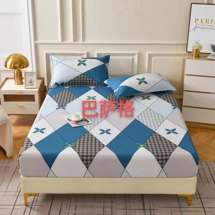 91家纺网 家纺一手货源 找家纺 （总）梵巢家纺 芦荟棉床笠单床笠，外贸跨境单床笠磨毛床笠印花床笠床笠三件套