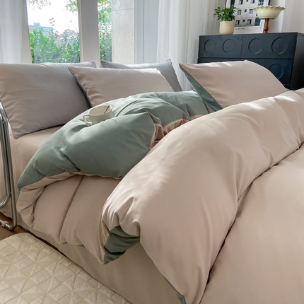 91家纺网 家纺一手货源 找家纺 （总）芷凡家纺 2024新款水洗磨毛四件套