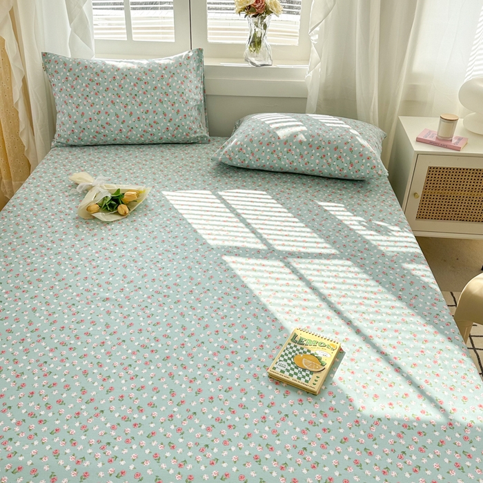 91家纺网 家纺一手货源 找家纺 （总）简宜家居（朝初家纺） 2025新款全棉老粗布A版单床笠